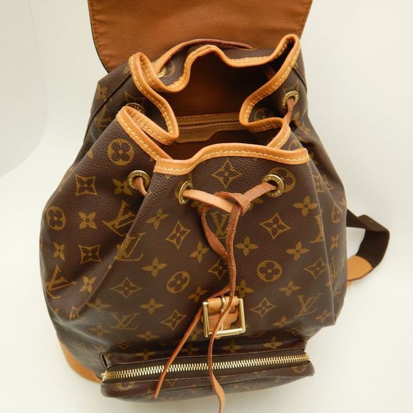 Louis Vuitton Monogram Montsouris GM Brown Backpack - Picture 5 of 7